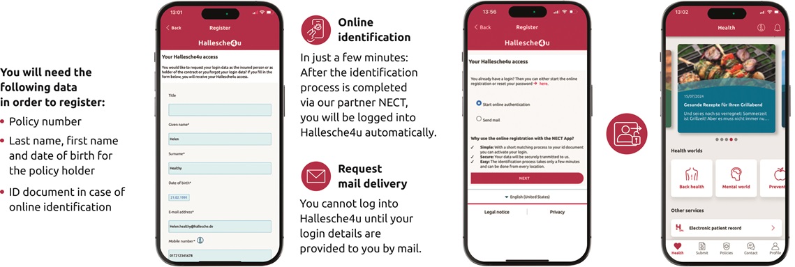 Registration Hallesche4u English